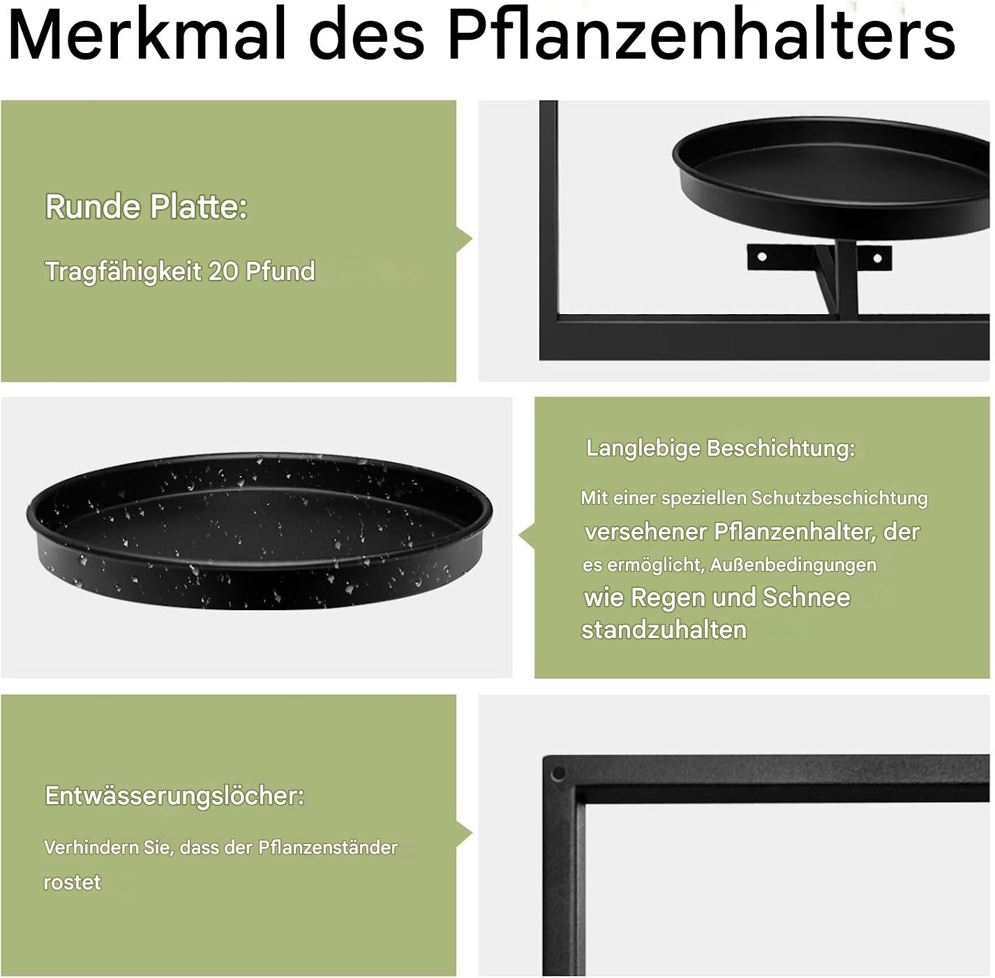 Wall Plant Holder | Metal Style | Space-Efficient | Plantify