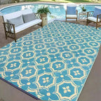 Outdoor Rug | Weather-Resistant | Geometric Design | OutdoorKlar