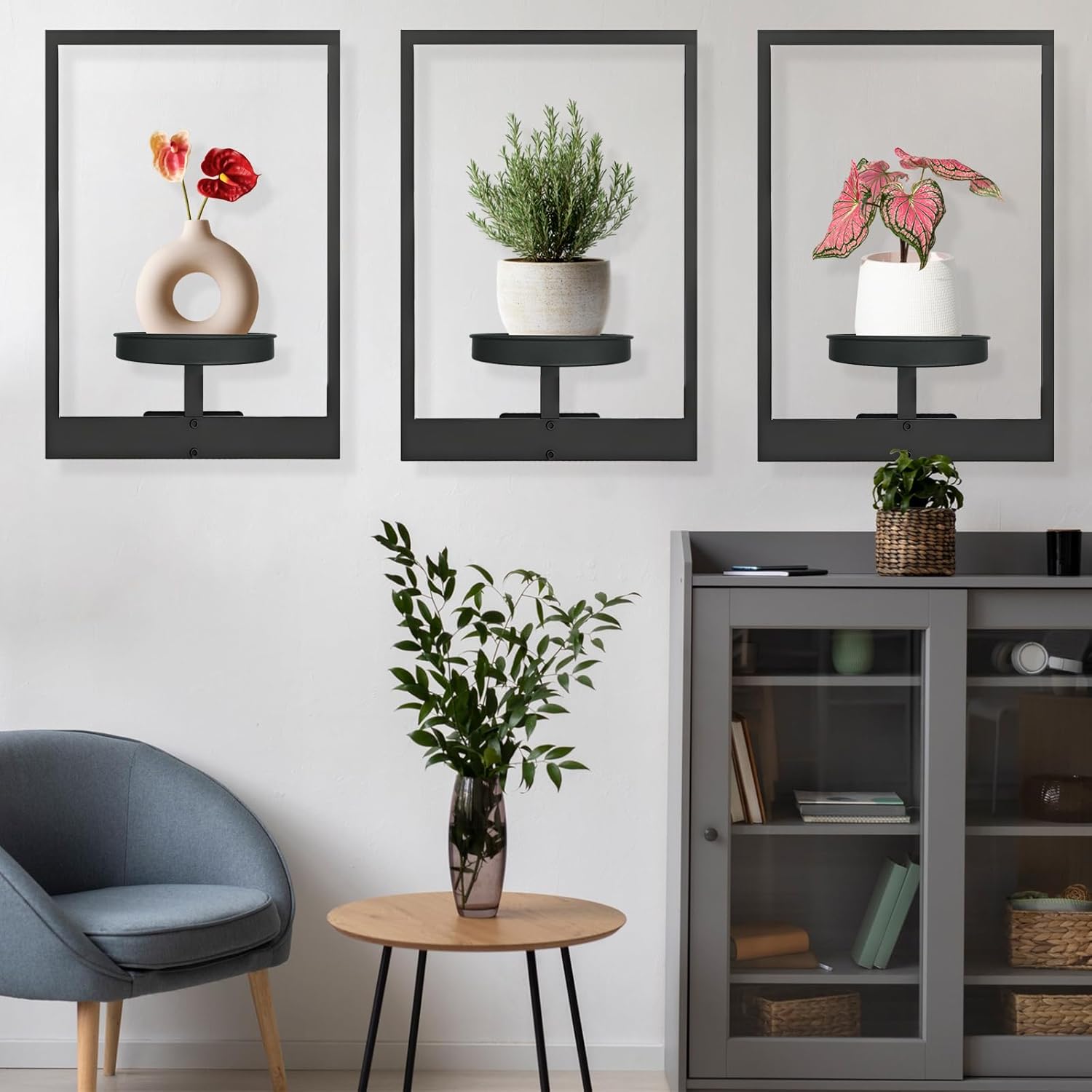 Wall Plant Holder | Metal Style | Space-Efficient | Plantify