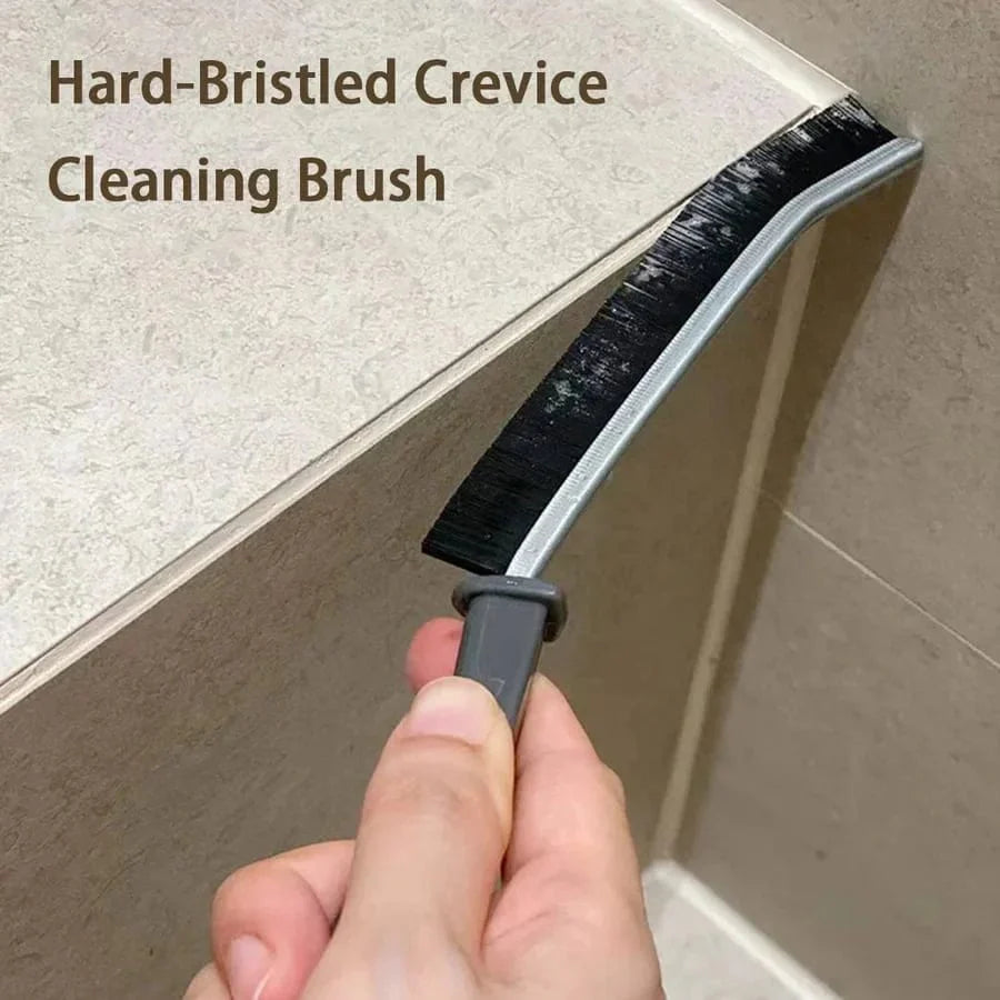 Grout Cleaning Brush with Hard Bristles | Bathroom & Kitchen Tiles | Ergonomic Grip | GroutForce