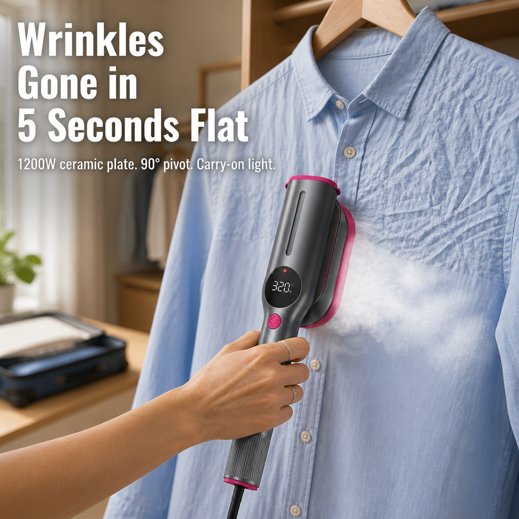 FlashFlow™ — Look Flawless Fast with Effortless, Deep-Steamed Perfection