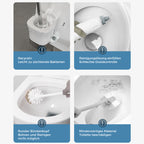 Disposable Toilet Brush | Antibacterial | Sanitary Sponge Heads | CleanClick