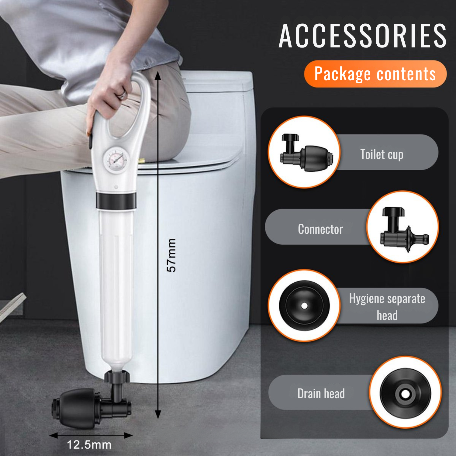 HydroPulse™ Precision Air Blaster — Blast Away Clogs Instantly for Stress-Free Drains