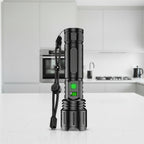 Flashlight LED Aluminum | USB-C Rechargeable | Battery Pack Feature | LuxCore
