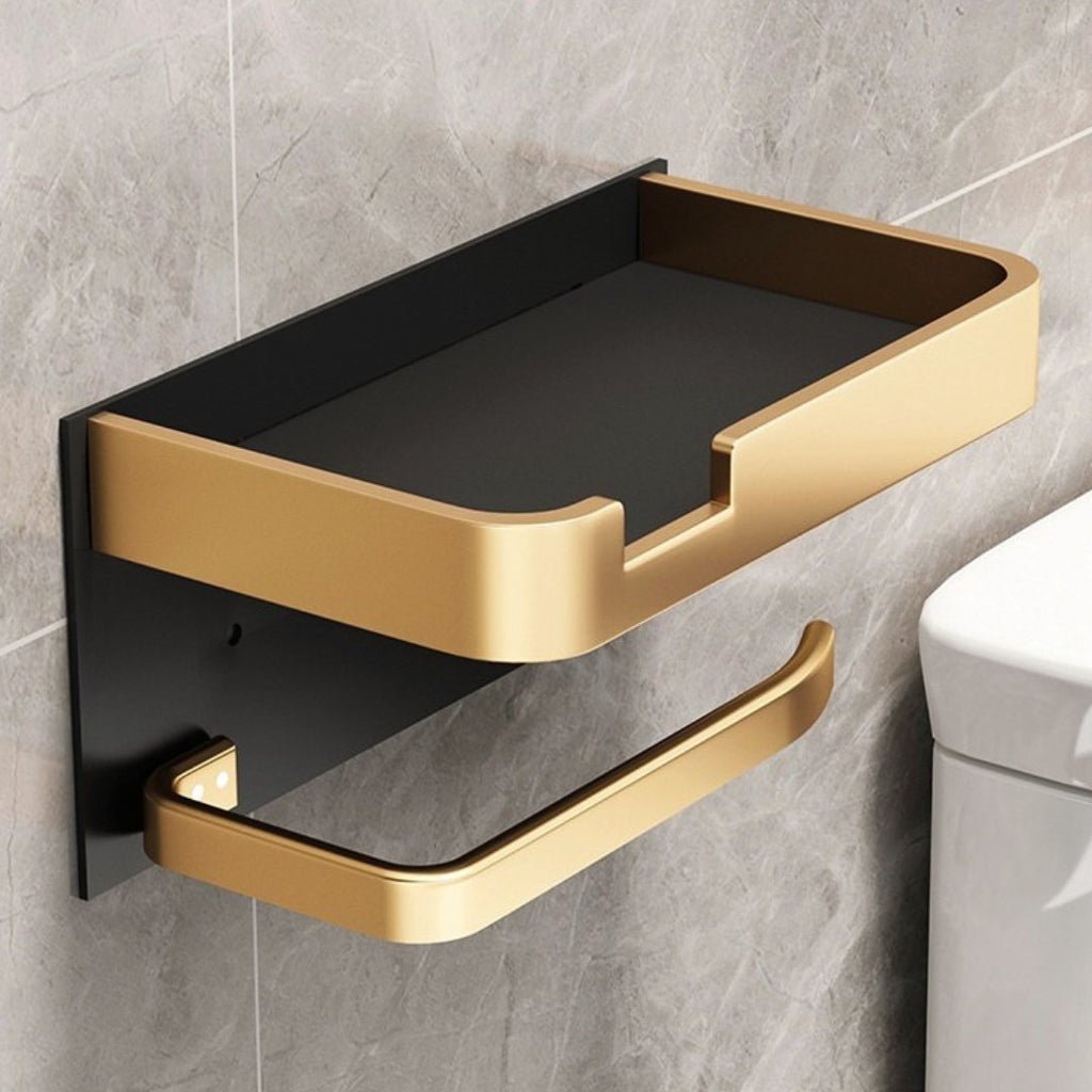 Toilet Paper Holder | Wall-Mounted | Metal Bracket | BathLine