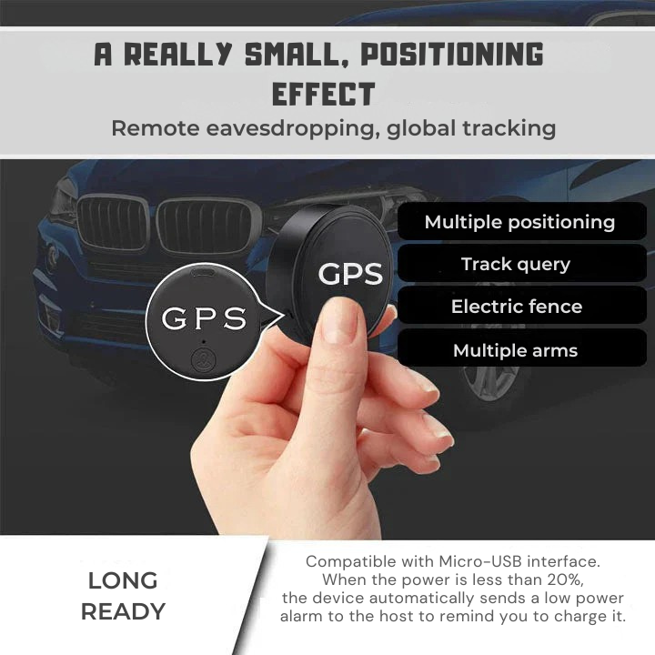 GPS Tracker | Magnetic Attachment | Live Tracking through App | SafeTrack