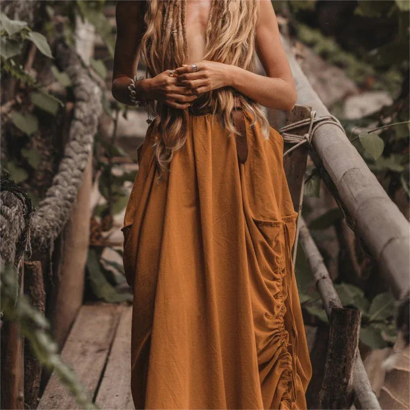 Veloura™ Maxi Skirt — Effortless Elegance with Freedom, Comfort, and Life-Saving Pockets