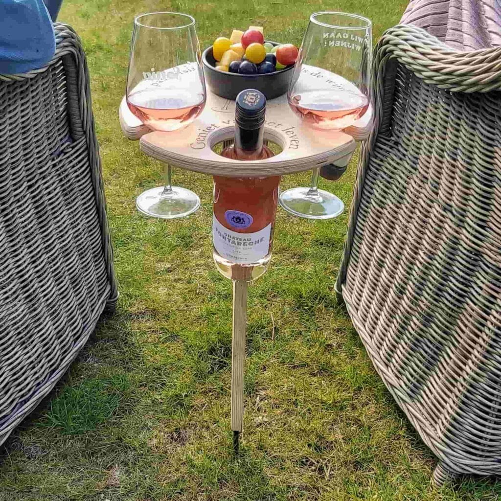 Foldable Picnic Table | Wooden Wine Rack | Portable & Foldable | PineFold