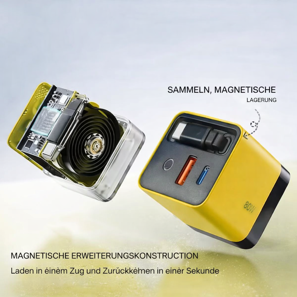 Turbocharger | Smart Turbocharger for Various Devices | GaN Rapid Charging Wall Adapter | TurboCharge
