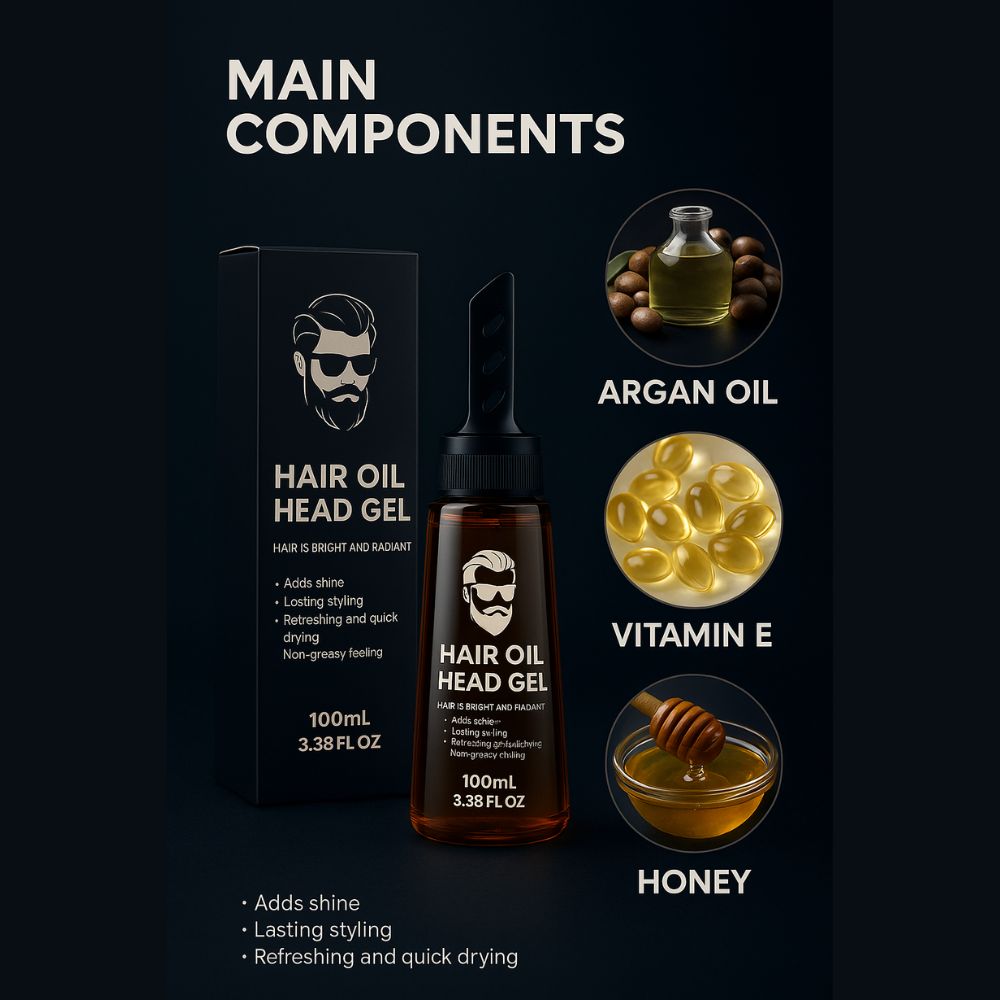 Strikelyne™ Styling Gel Comb — Unleash All-Day Fresh, Flake-Free Confidence with Effortless Precision