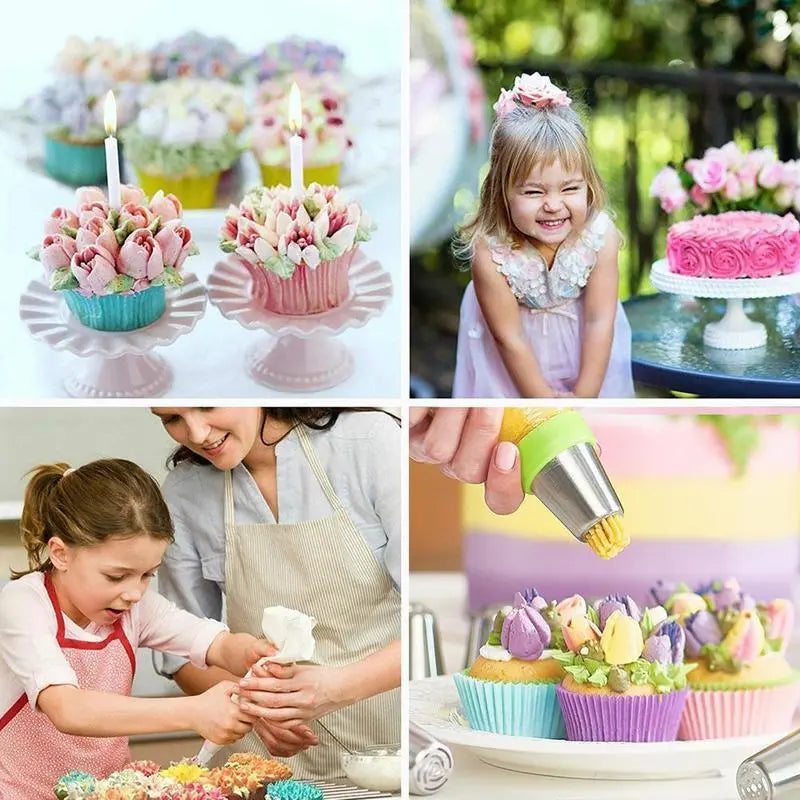 LushPetal™ Tulip Nozzle Set — Unleash Stunning Cakes That Steal Every Spotlight