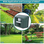 Ultrasonic Bird Repellent System for Gardens | 170° Motion Detector | Weather-Resistant | ZoneCrest