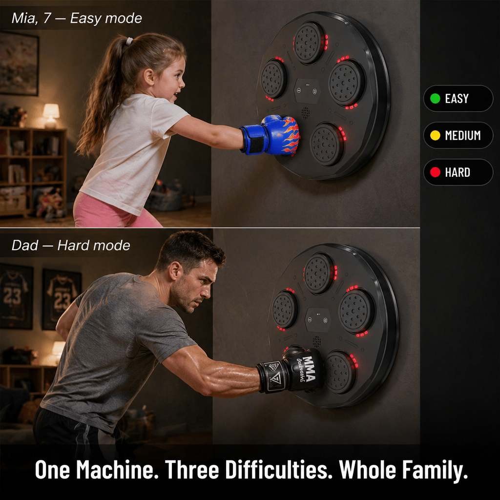BeatBlaze™ — Ignite Your Kid’s Energy with Music-Powered Punching Fun