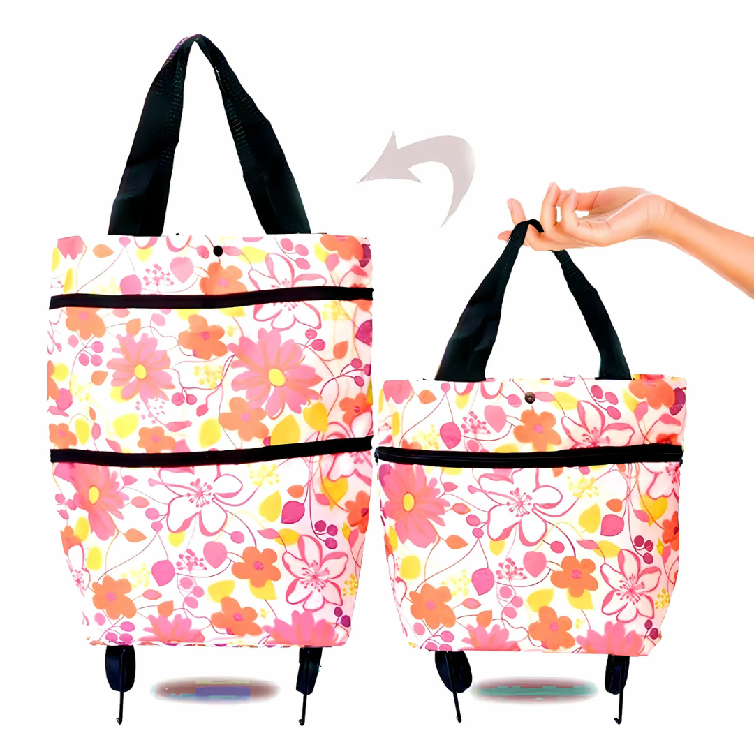 Shopping Trolley | Collapsible Rolling Bag | Lightweight Carrying | Icone