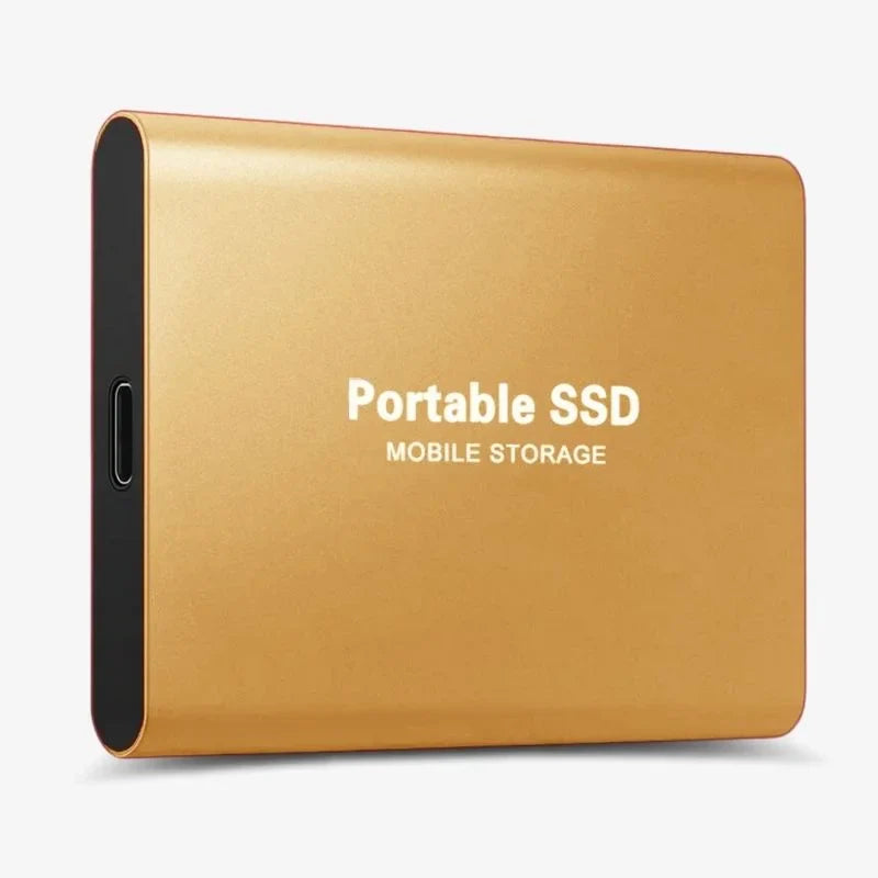 External SSD 128 GB | 20 MB/s Speed | Aluminum Shock-Resistant Waterproof | Driveon