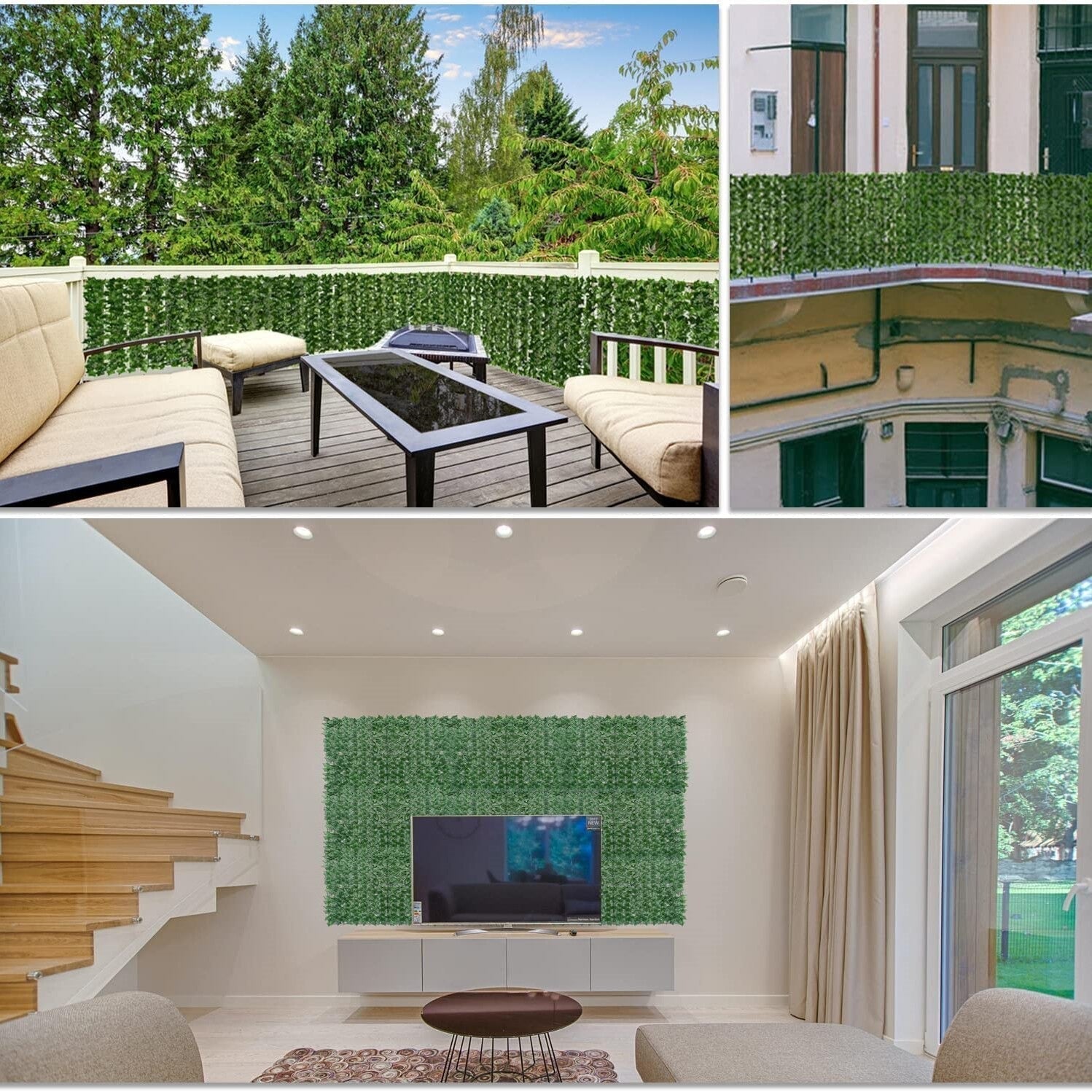 Artificial Leaf Privacy Screen | UV Resistant and Weatherproof | Trimmable | LeafShield