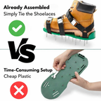 Lawn Aerator Shoes | Spike Strap System | Aerate Lawn as You Walk | Green Step