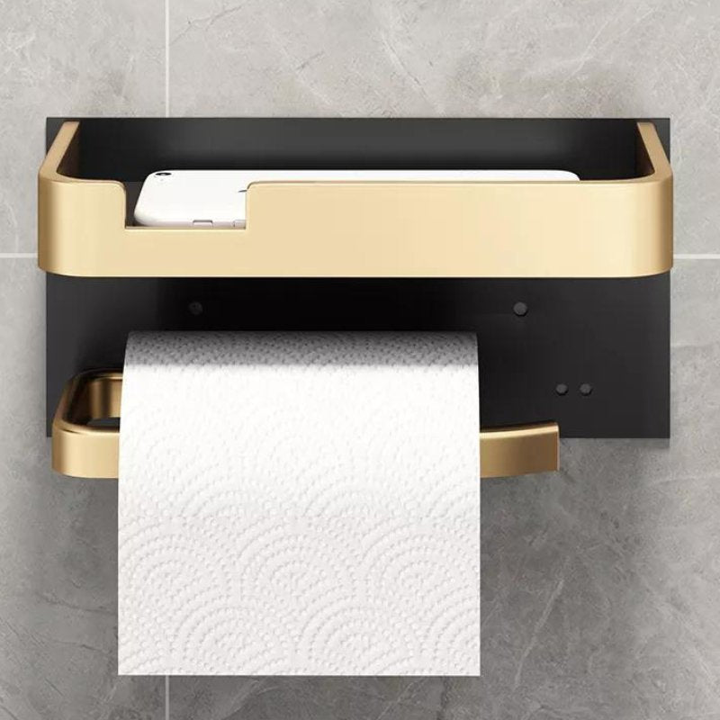 Toilet Paper Holder | Wall-Mounted | Metal Bracket | BathLine