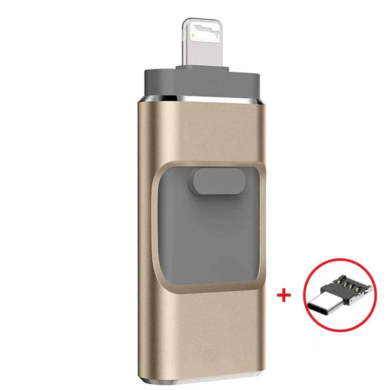 Flashdrive USB | Smartphone Storage with Multi-Connector | MemoryGo