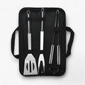 Stainless Steel Grill Tool Set | Includes Carrying Case for Travel | Safe Grip with Heat Shield | RostRanger
