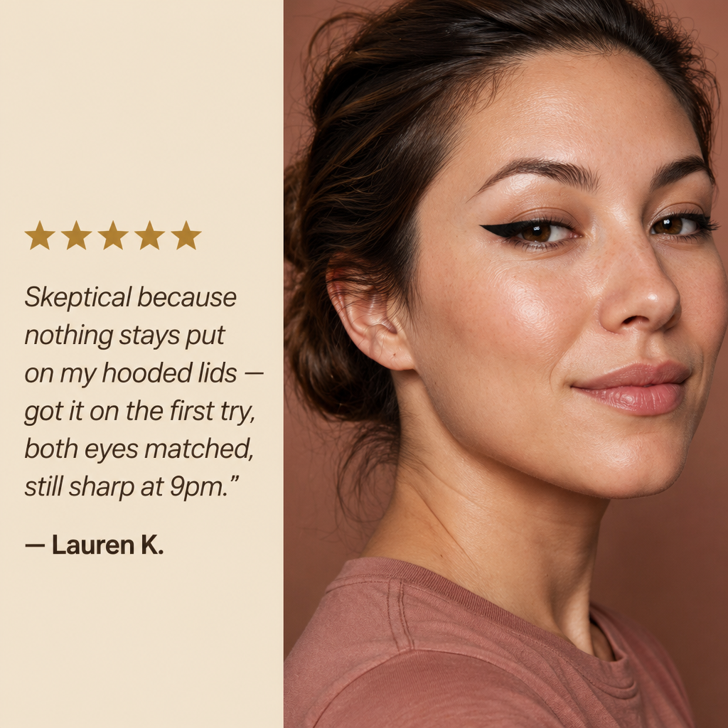 VelourLine™ Matte Definer — Create a Flawless Wing in One Sweep, No Wobbly Hands