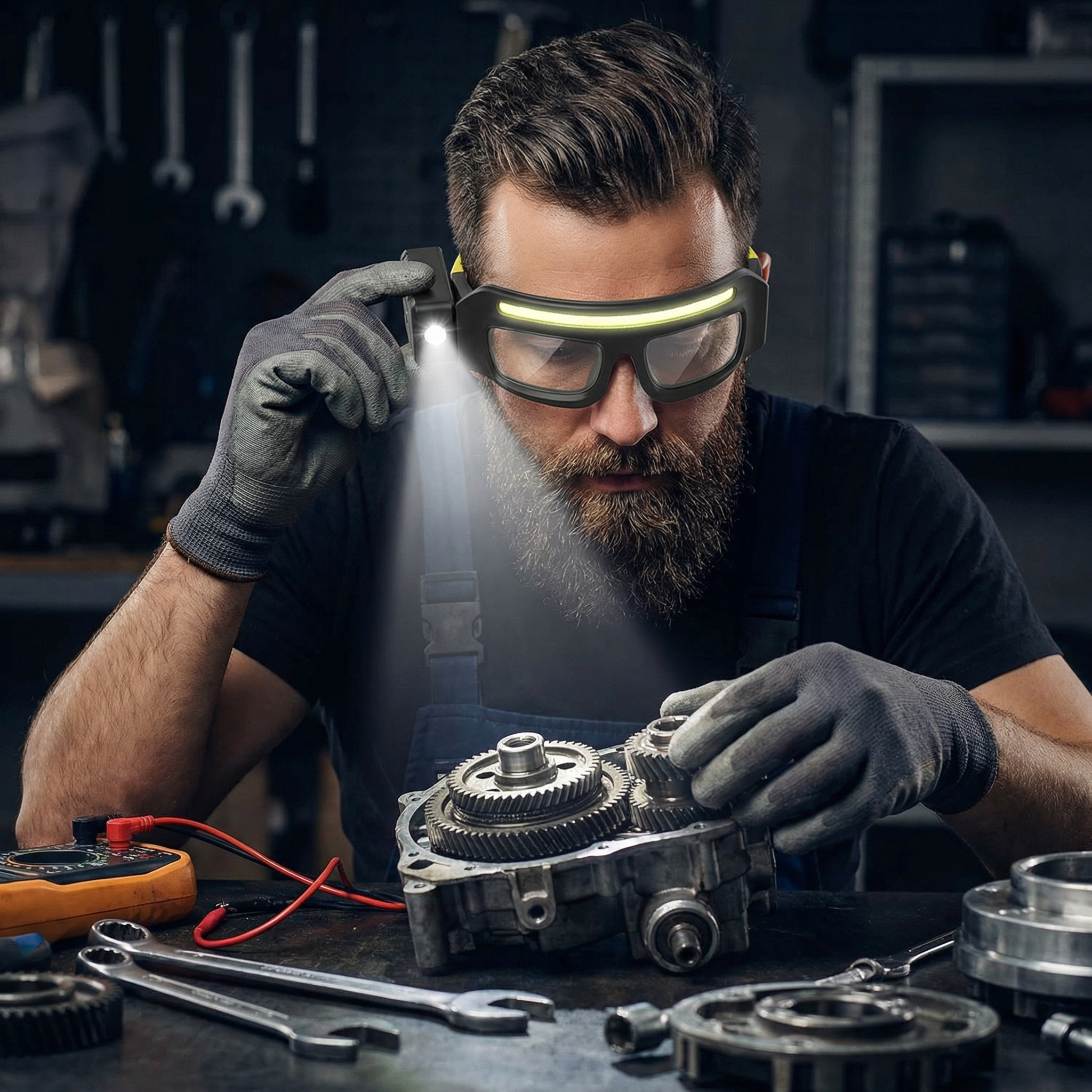 Work Lamp with Motion Sensor | Hands-Free Use | LED Glasses Lamp | SensorGlow