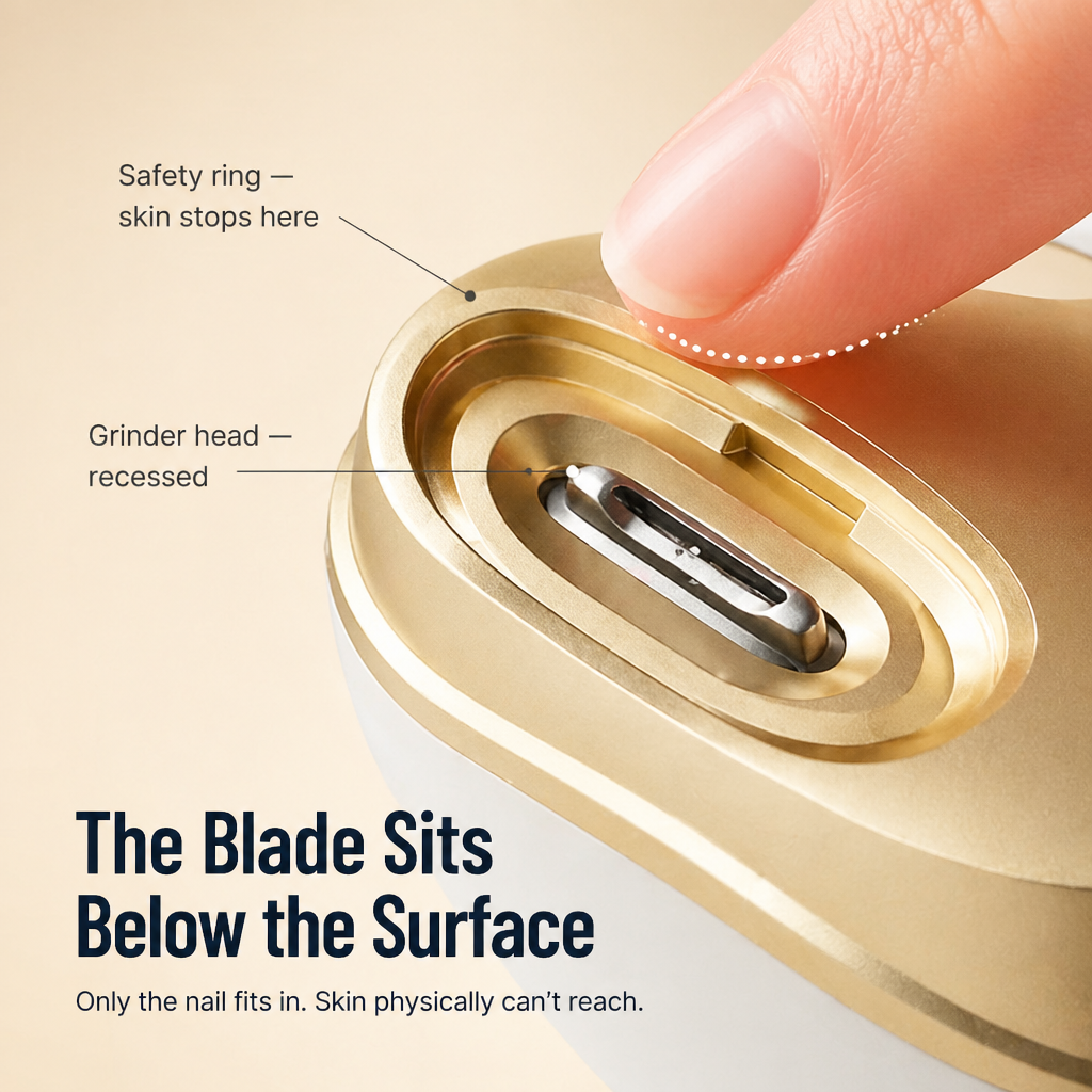 VivaNail™ Pro Duo — Safely Trim Baby & Senior Nails Without the Worry of Clippers