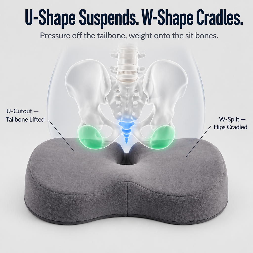 HavenCushion™ — Experience All-Day Tailbone Freedom and Unshakable Comfort