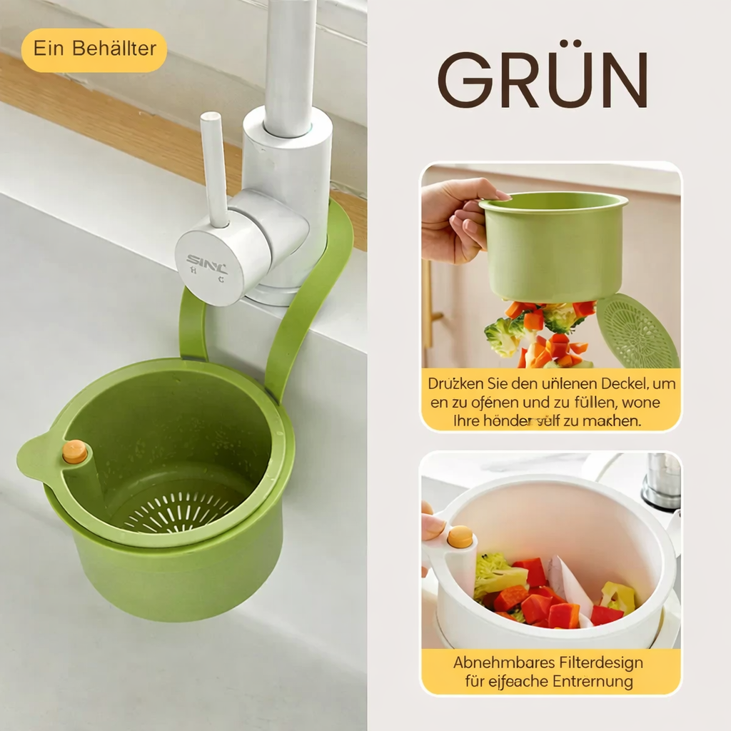 Sink Drying Basket | Organizer for Drain | Odorless & Clean | FlowEase