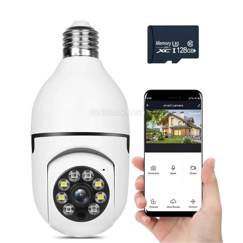 CCTV Camera | 360° Surround View | Full HD Night Vision | BulbCam360