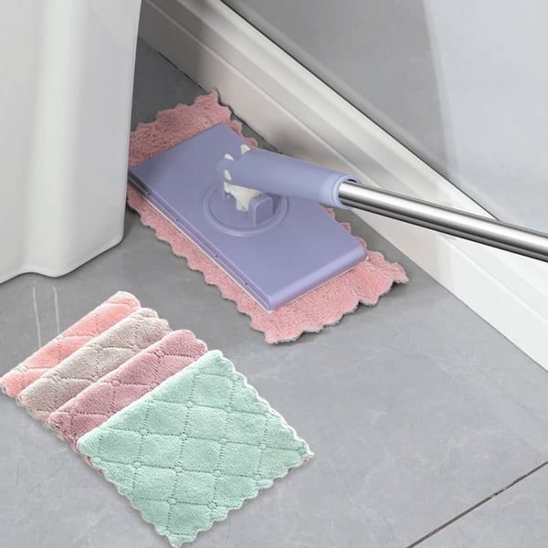Floor Cleaner | Flat Mop with 360° Rotating Head | Touch-Free Pad Swap | MopMate