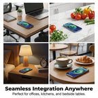Charging Station for Under the Desk | Concealed Setup | Pierces Wood and Stone | HiddenVolt