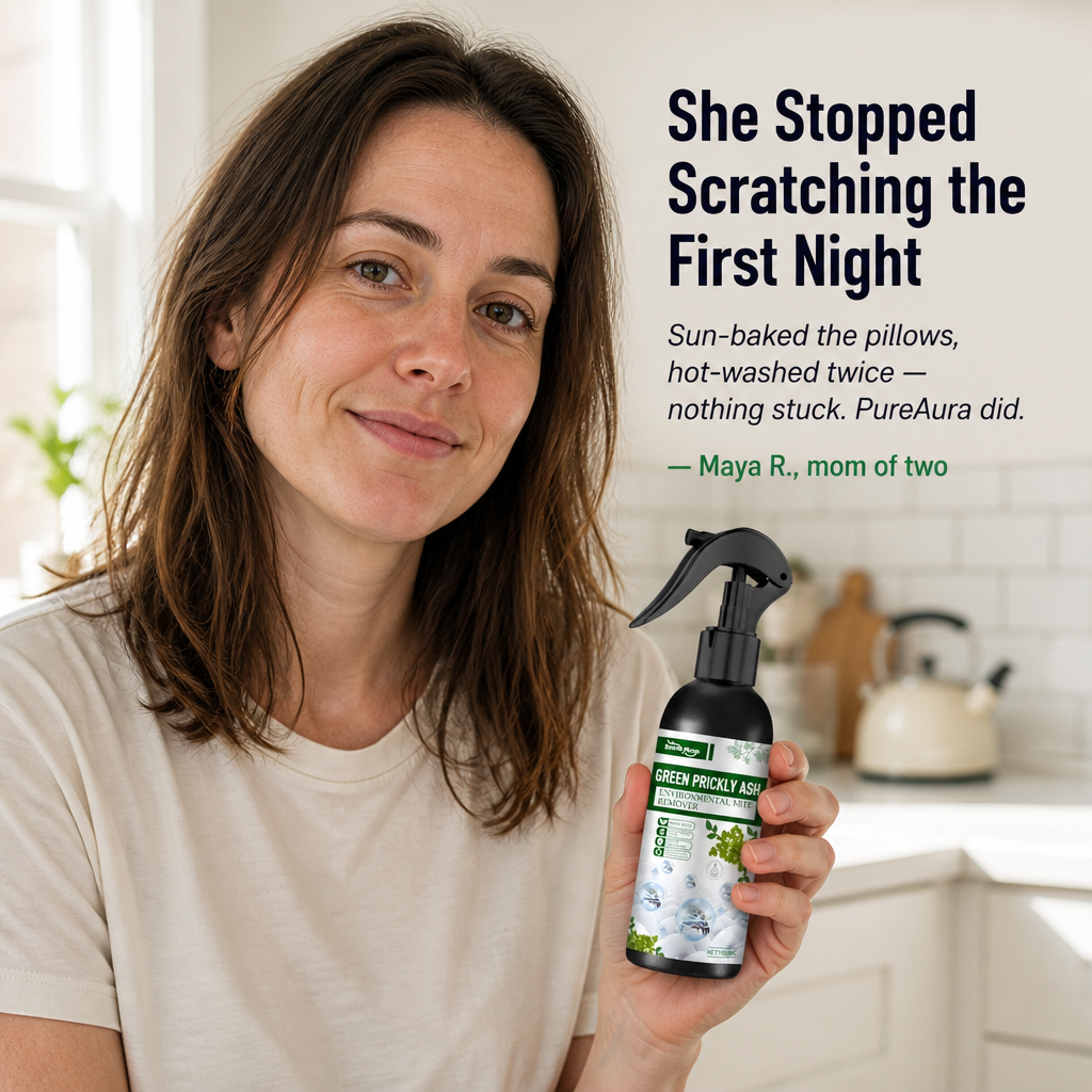 SereniMist™ — Experience Instant, All-Natural Relief from Itchy Dust Mites and Wake Up Comfortably Clean
