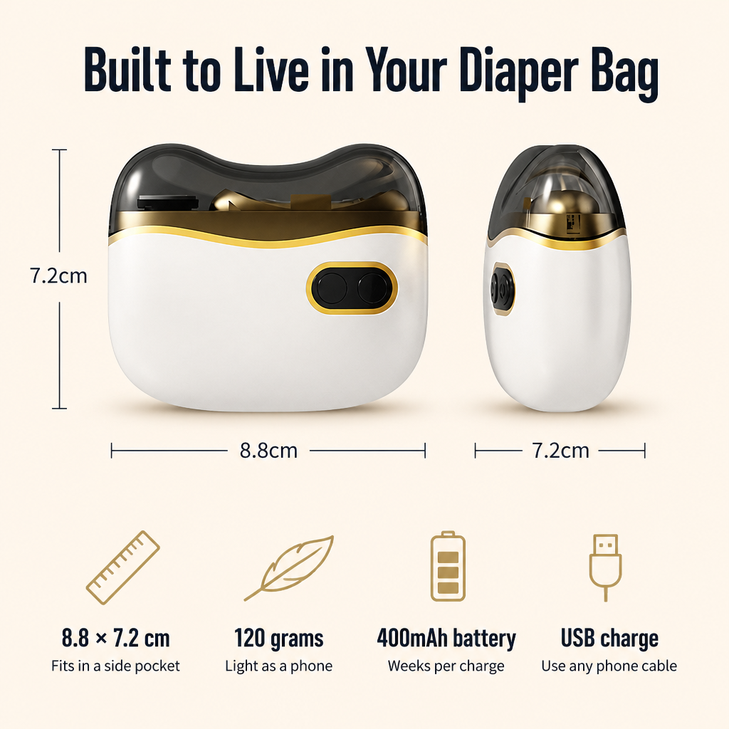 VivaNail™ Pro Duo — Safely Trim Baby & Senior Nails Without the Worry of Clippers