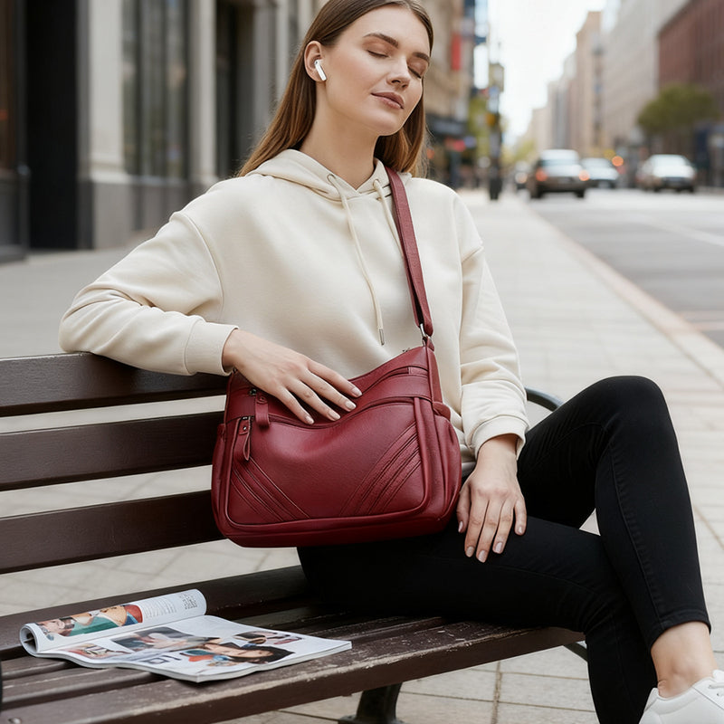 VividEra™ Shoulder Bag — Transform Chaos into Effortless, Chic Confidence Every Day