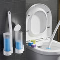 Disposable Toilet Brush | Antibacterial | Sanitary Sponge Heads | CleanClick