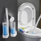 Disposable Toilet Brush | Antibacterial | Sanitary Sponge Heads | CleanClick
