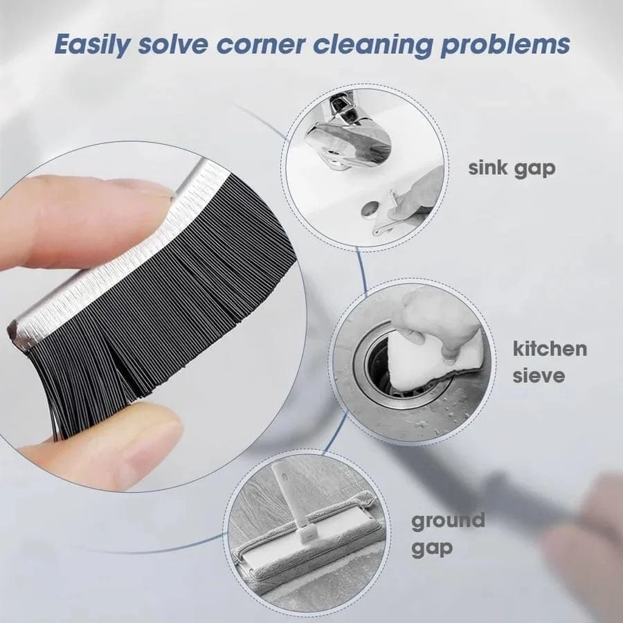 Grout Cleaning Brush with Hard Bristles | Bathroom & Kitchen Tiles | Ergonomic Grip | GroutForce