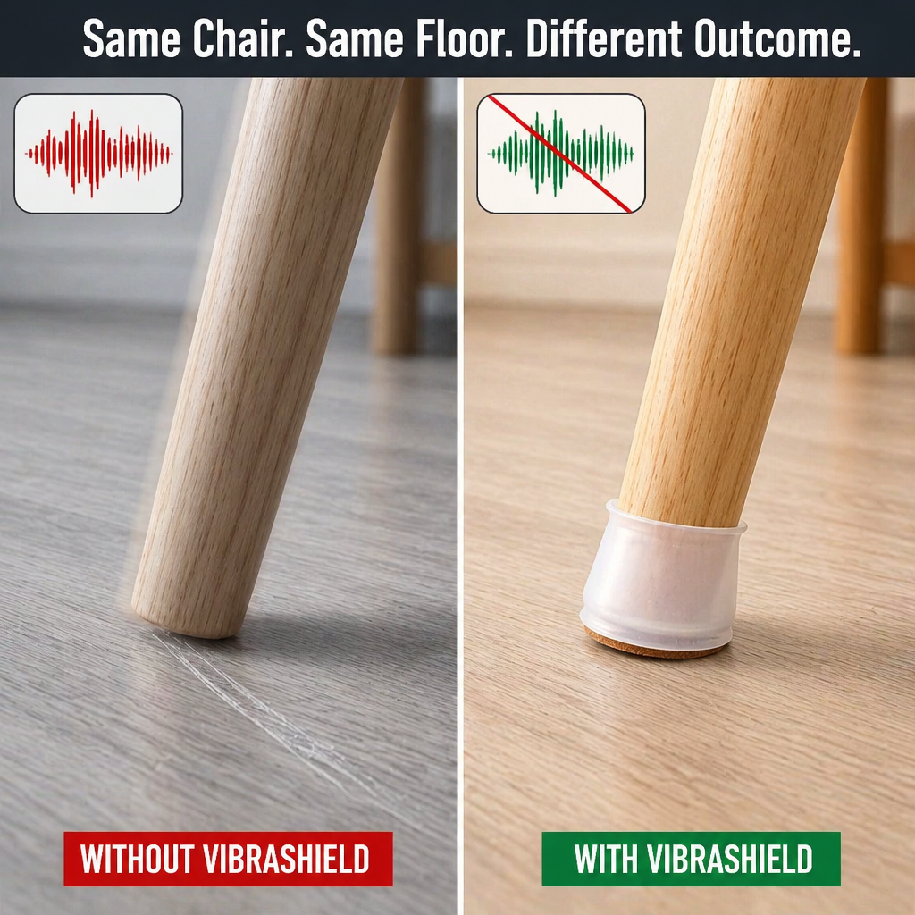 SilentoGuard™ — Silence Screeches and Shield Floors for Peaceful, Scratch-Free Living