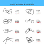 MindPulse™ Metal Ring Puzzle Set — Unlock Lightning-Fast Focus and Stress-Free Mental Power