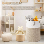 Foldable Cotton Basket | 60L Laundry Basket | Chic Storage | RopeBasket