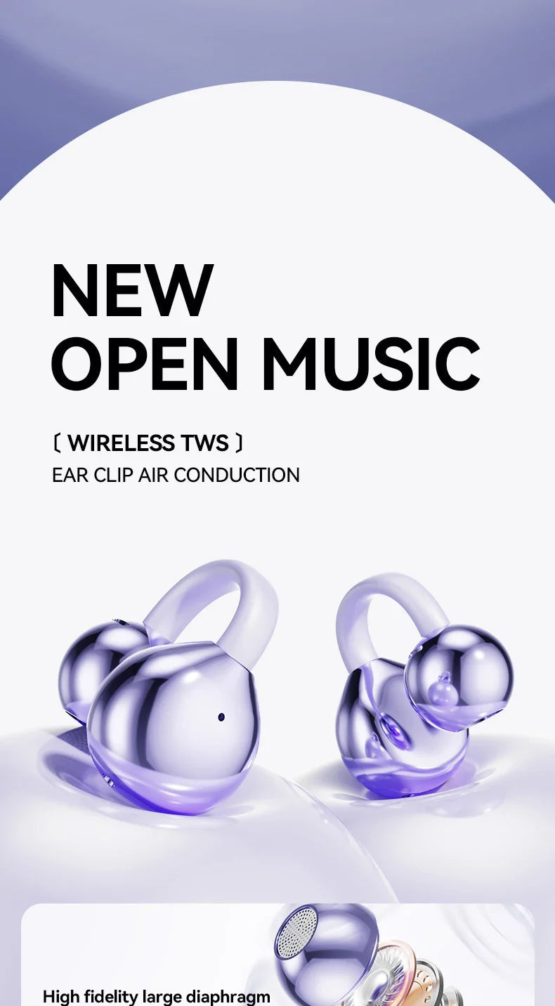 VeloSonic™ Ear Clips — Feel Unstoppable with Weightless Comfort and Jaw-Dropping Sound