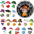 FestivaCharm™ Highland Cow Sign — Instantly Transform Your Door into a Year-Round Celebration That Wows Every Guest