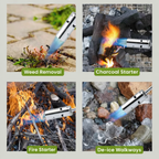 Weed Burner | Non-Chemical Weed Control | Flame Rod Adjustable | Flammix