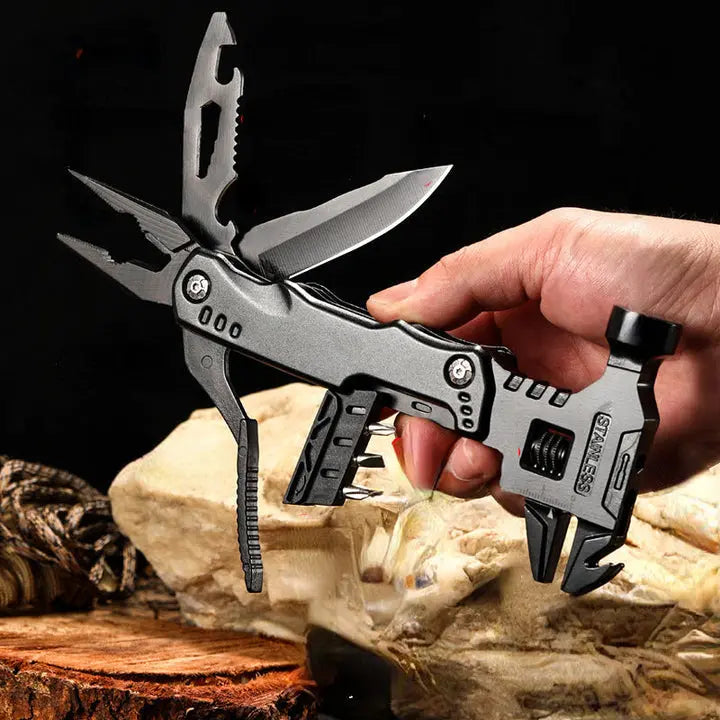 Multifunction Hammer 7-in-1 | Portable for Travel | Seven Features | FixForge