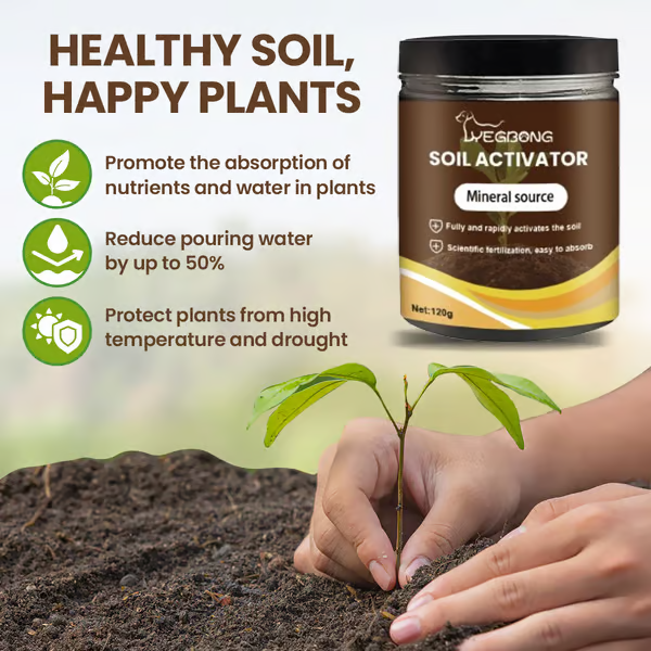 Soil Improvement Powder | Potassium Mineral Blend | For Beds and Containers | SoilLift