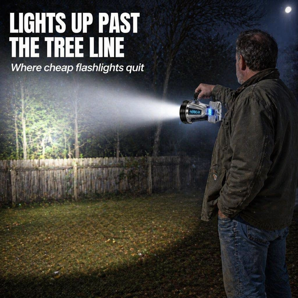 RamaraBeam™ — Cast a Beam Beyond the Tree Line and Power Up Your Phone Too