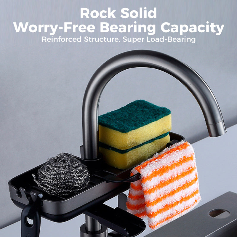 Sink Rack | Speeds Up Sponge and Brush Drying | Clamp Mount | SinkSmart