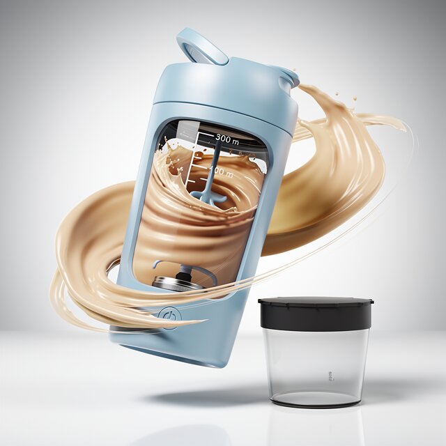 Electric Protein Shaker | Self-Mixing Shaker Cup | USB Blend Cup | BlendGo