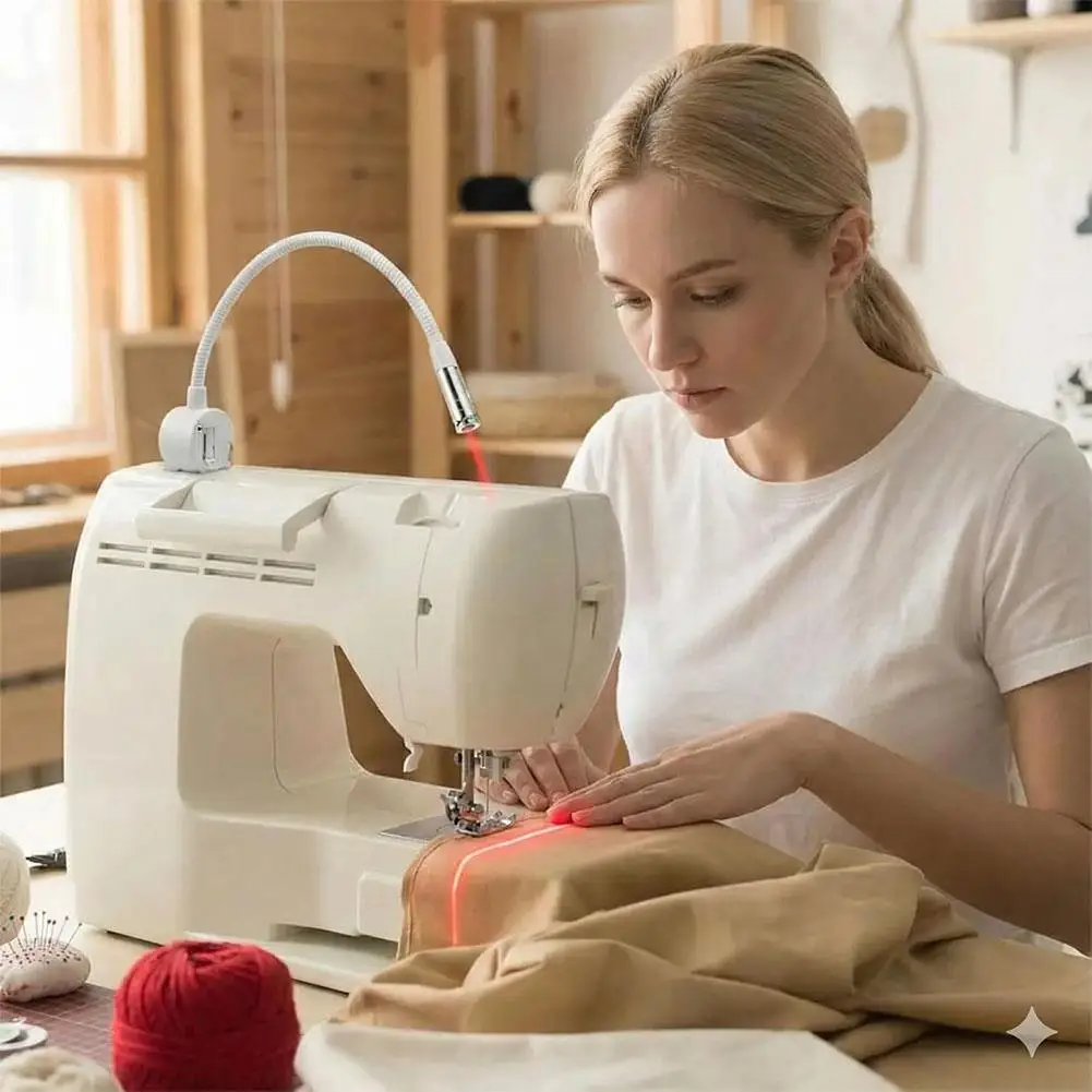 StitchBeam™ Deluxe Light — Transform Your Sewing with Crystal-Clear, Eye-Soothing Illumination